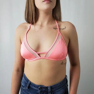 Victorias Secret PINK Triangle Bathing Suit Top